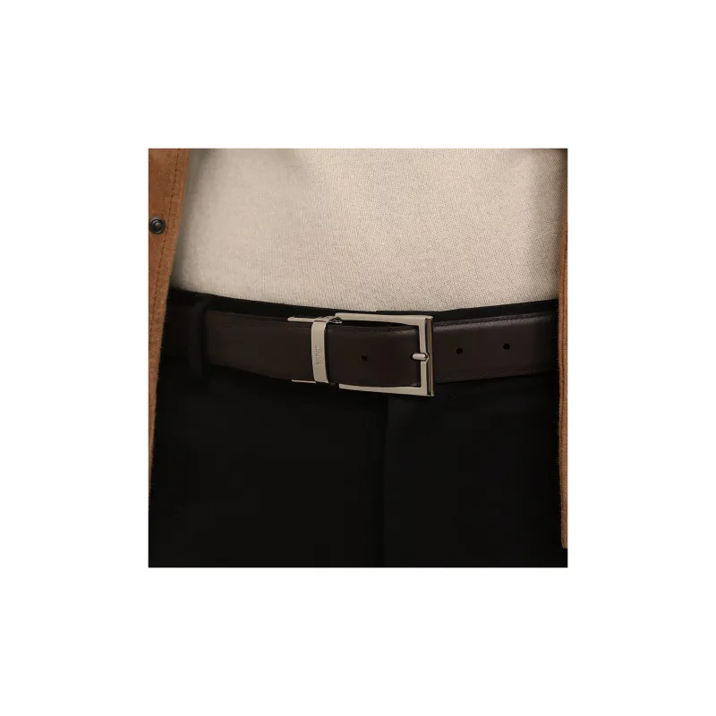 Ermenegildo Zegna Logo Detailed Buckle Belt-2
