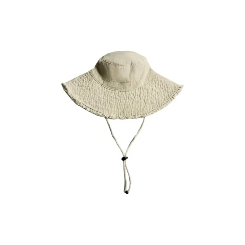 ZARA Cotton Polyester Bucket Hats Women's Umber