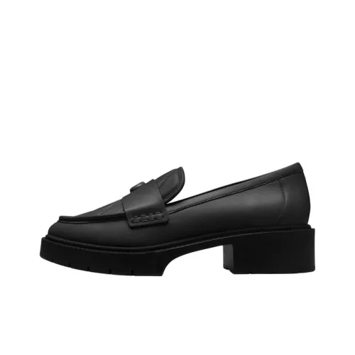 COACH Leah Loafers 4cm Women's Black