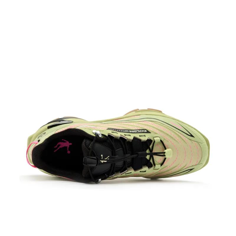 QIAODAN Light Cavalry Running Shoes Men Low Top Spring Dawn Green/Black-3