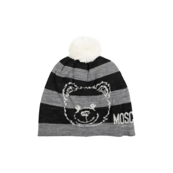 MOSCHINO Teddy Bear Detailed Knitted Beanie