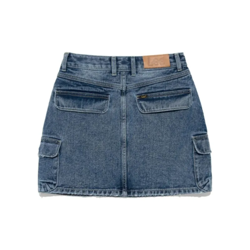 Lee Casual Short Skirts Women's Indigo-1