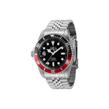 INVICTA Wrist Watch Automatic Mechanical Movement Stainless Steel Strap 42mm Black Dial Men's Watches