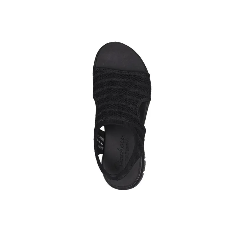Skechers Flex Appeal 4.0 One Strap Sandals 3.2 Women's Black-2
