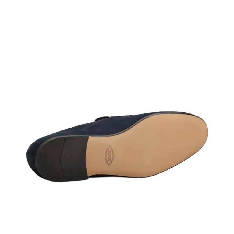 TOD'S Almond Toe Slip On Loafers-5