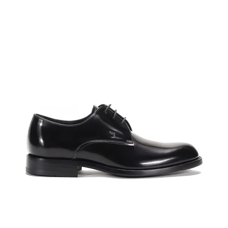 TOD'S Round Toe Oxford Lace Up Shoes-1