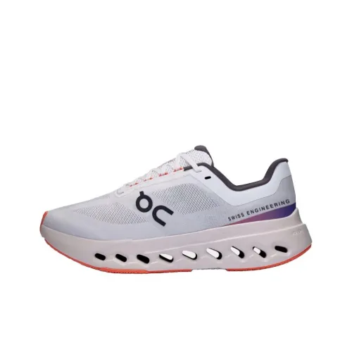 On Cloudsurfer Running Shoes Women's Low-Top Gray