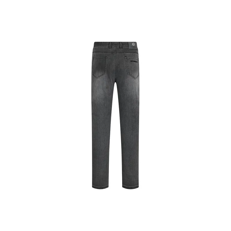 SEVEN Warm Stretch Jeans For Fall And Winter Men's Gray Blue-1