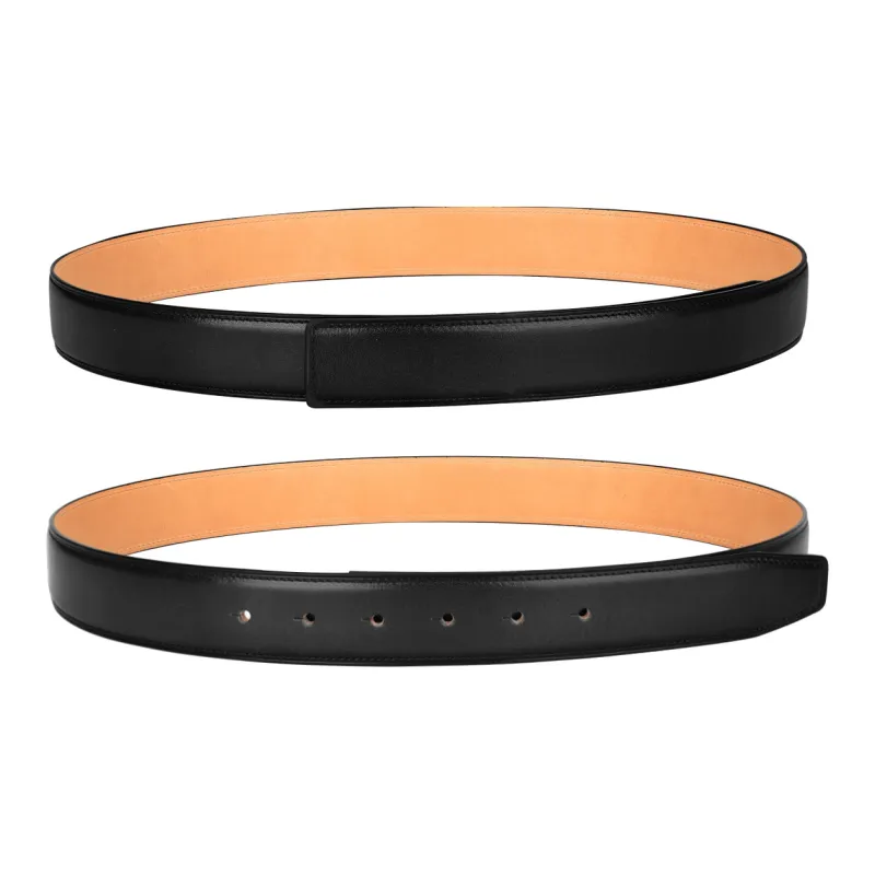 Jaylen Oos The First Layer Of Calfskin Headless Belt Men's Vegetable Tanned Rubbed Craft 3.5/3.8cm-17