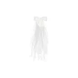 Bowknot Veil Hair Clip