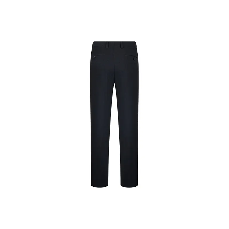 SEVEN Thickened Warm Suit Trouser For Fall And Winter Men's Navy Blue-1