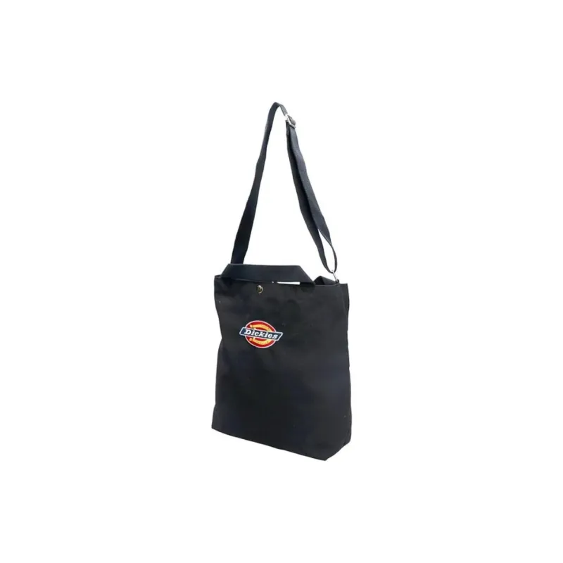 Dickies Canvas Canvas Bag Tote Bag Shopping Bag Shoulder Bag Handbag Unisex Black & Orange-1
