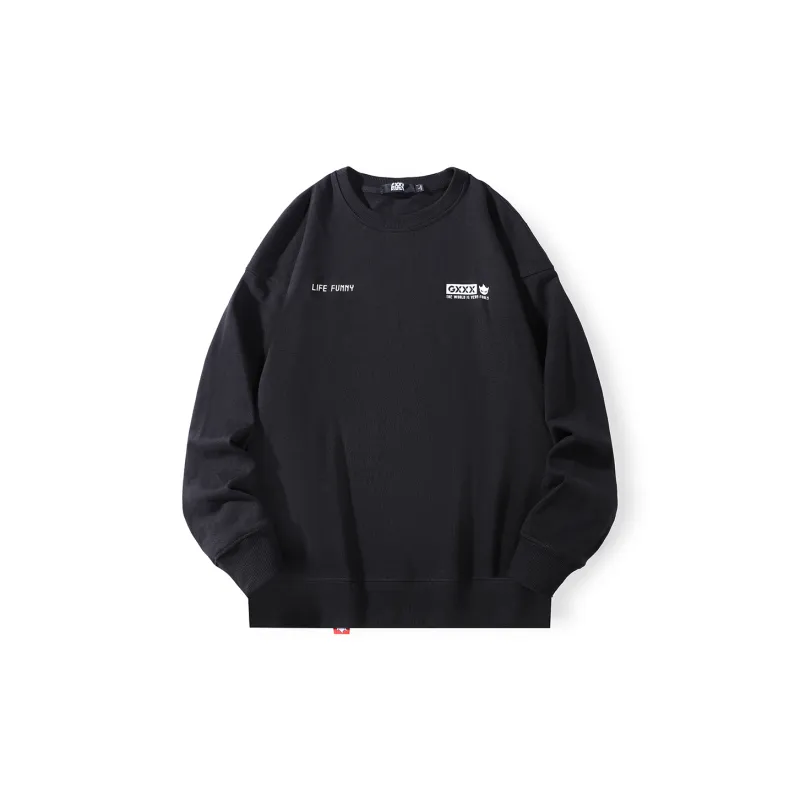 GXXX Crew Neck Pullover Sweatshirt Unisex-1