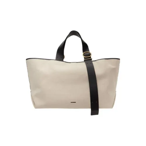 JIL SANDER Canvas Bag Tote Bag Shopping Bag Shoulder Bag Handbag Women's Beige