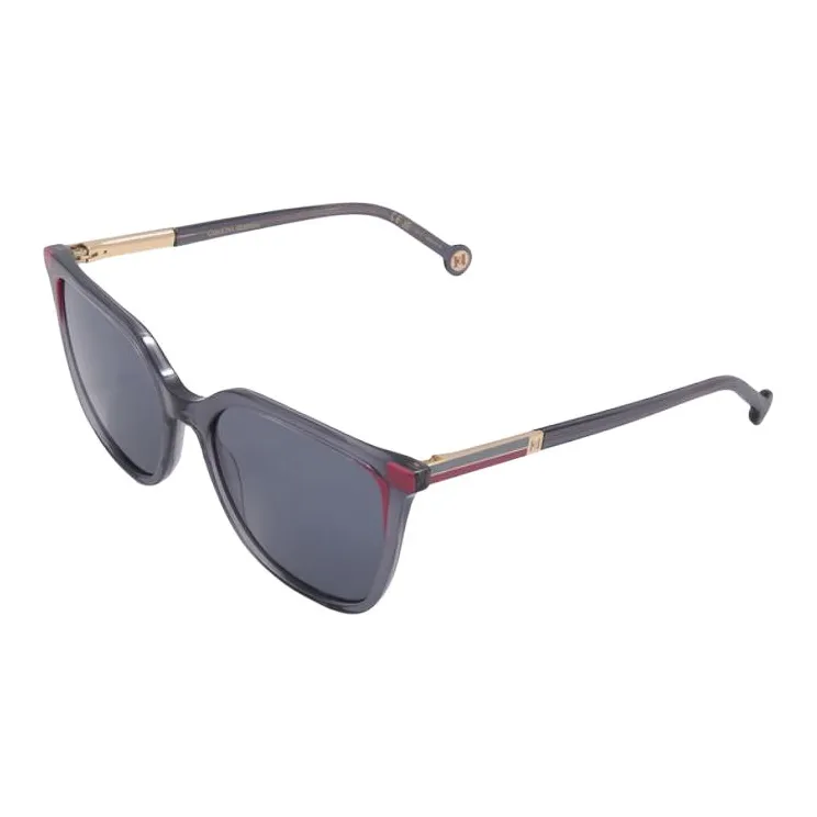 CarolinaHerrera Acetate Irregular Shape Sunglasses Women's Gray-3