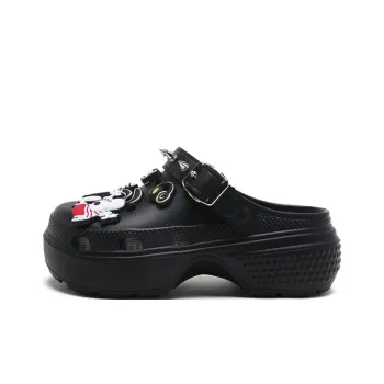 SNOOPY Snoopy Clogs Women's Black