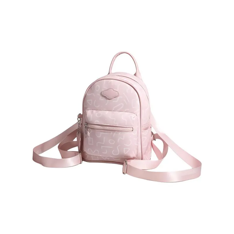 H YXIANG PU Backpack Regular Women's Pink-1