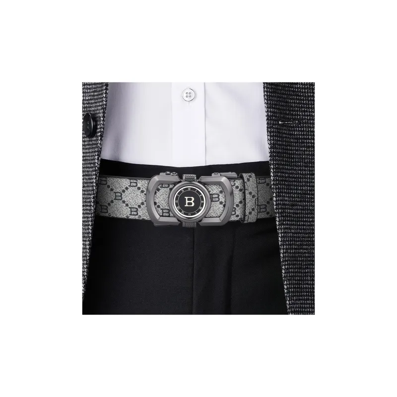 Old man's head Leather Belts Men-3