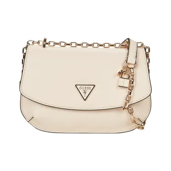 GUESS EPI Leather Crossbody Bag, Shoulder Bag Regular Women's Beige