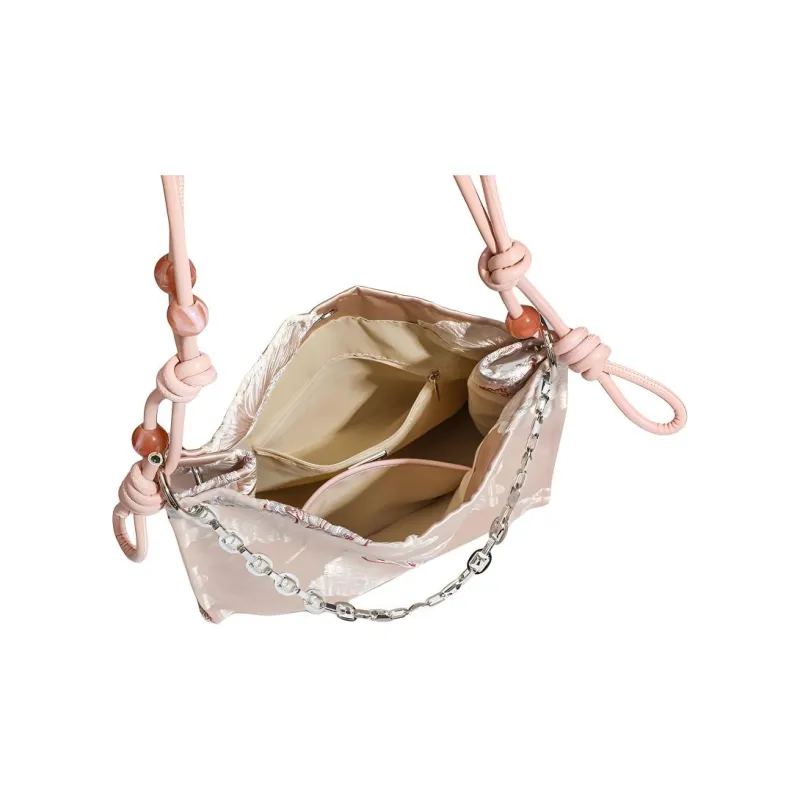 H YXIANG PU Shoulder Bag Regular Women's Black/Pink-9