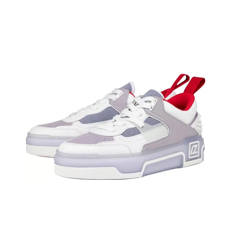 CL LUBOTING Astroloubi Low Top Skateboard Shoes Unisex Light Purple-2