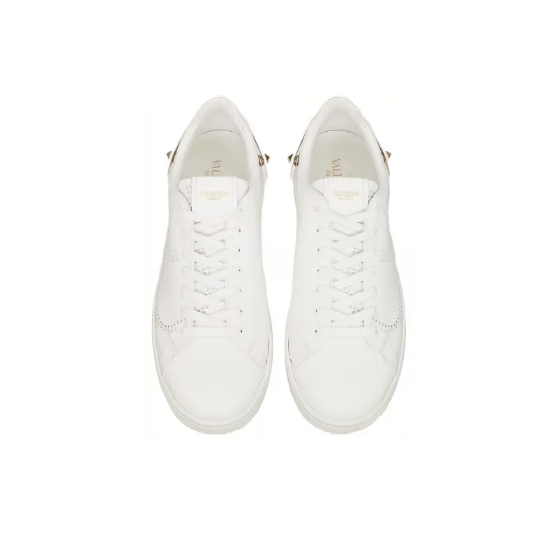 Valentino VLogo Signature GARAVANI Low Top Stylish Skateboarding Shoes Men's White-2