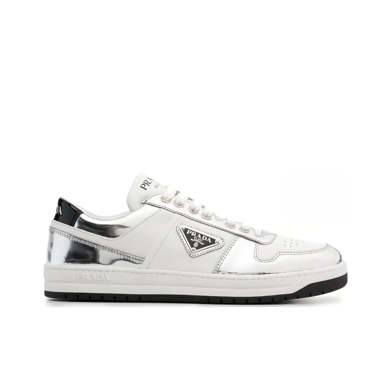 PRADA Downtown Trainers 'White Silver' Women's-1