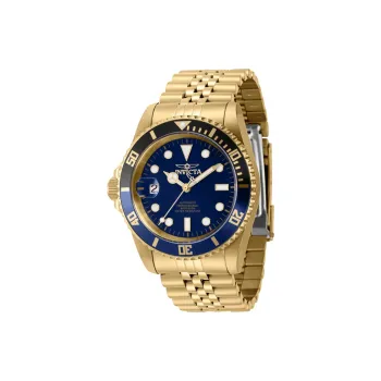 INVICTA Wrist Watch Automatic Mechanical Movement Stainless Steel Strap 42mm Blue Dial Men's Watches