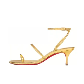 CL LUBOTING Hibaq Strap Sandals 5.5cm Women's Gold