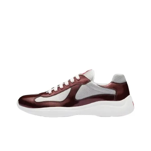 PRADA Low Top Casual Shoes Men's Red