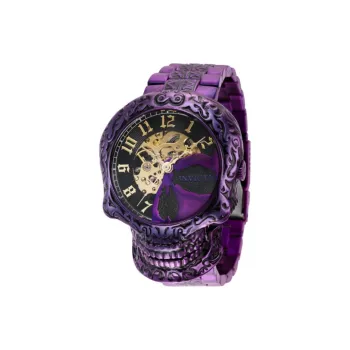 INVICTA Artist Series Wrist Watch Automatic Mechanical Movement Stainless Steel Strap 50.5mm Black Dial Men's Watches