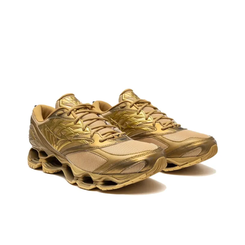 Mizuno Prophecy Ls Anti Slip Wear Resistant Low Top Casual Running Shoes Men's Gold-2