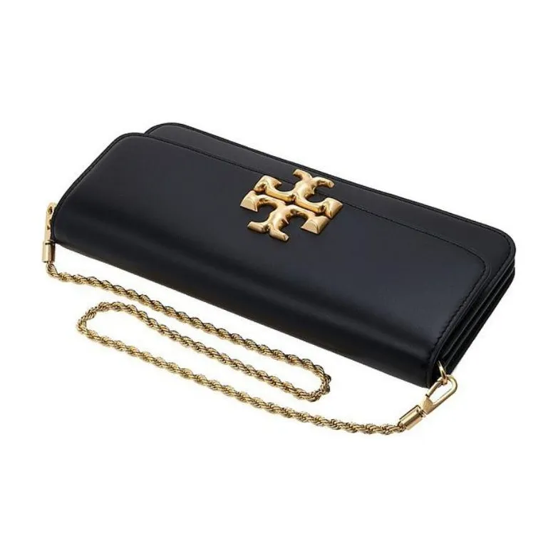 TORY BURCH Eleanor Clutch Black-3