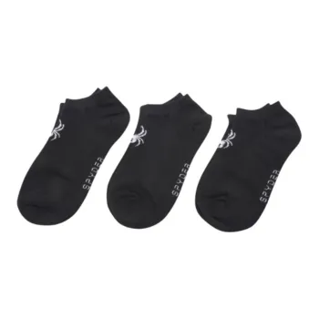 SPYDER Ankle Socks Unisex 3 Pack Black