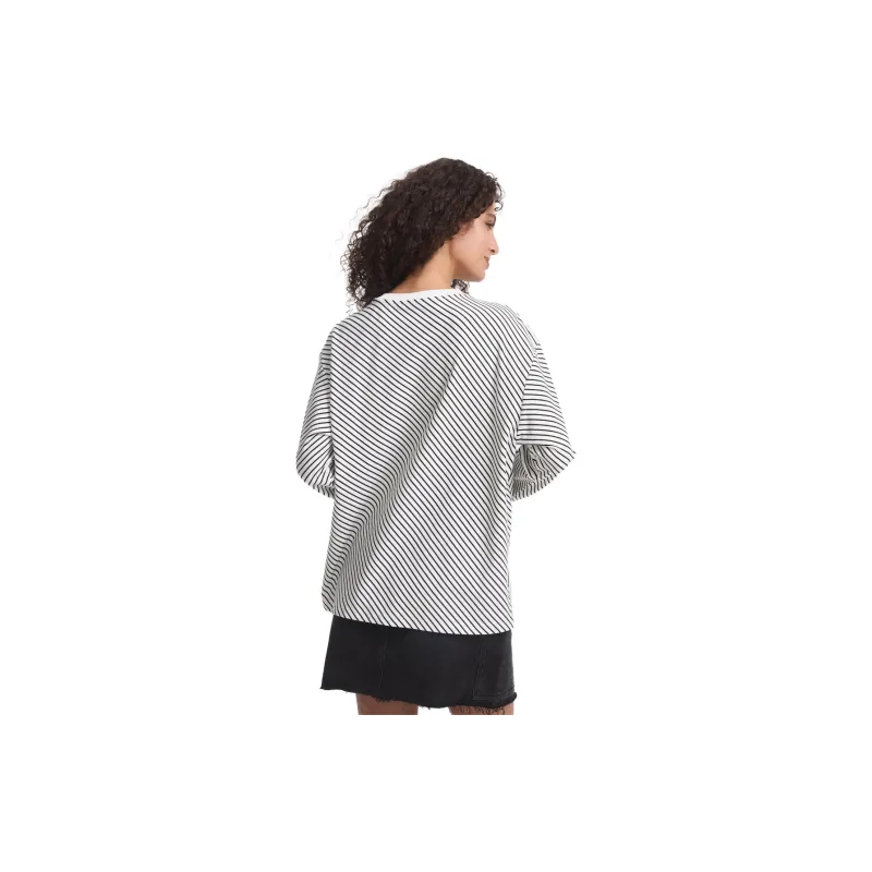GAP T-Shirt Women's White Stripes-1