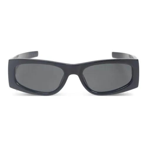 SAINT LAURENT Logo Rectangle framed Sunglasses