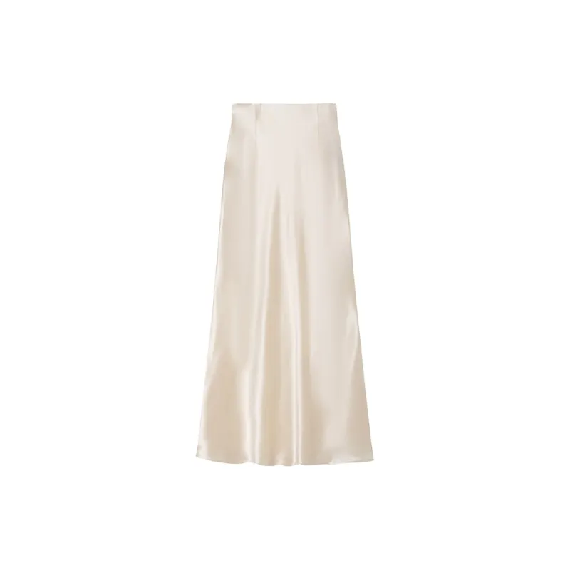 CYCLE DOCUMENT Casual Long Skirts Women's Champagne-1