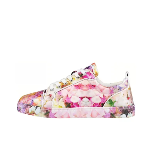 Christian Louboutin Skateboard Shoes Men Low-Top Pink