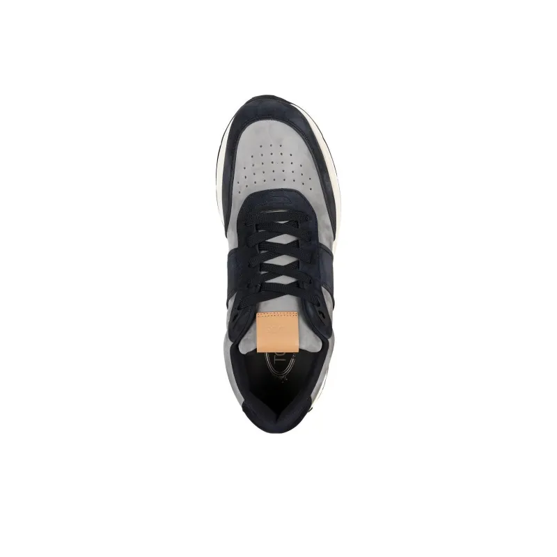 TOD'S Panelled Suede Low-top Sneakers-3