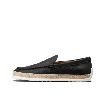 TOD'S Round Toe Slip On Loafers