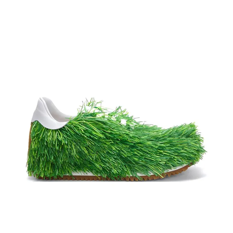 LOEWE Grass Shoes Low Top Casual Shoes Men's Green-1