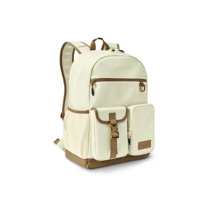LiNing Polyester Backpack Regular Unisex Brown Yellow-2