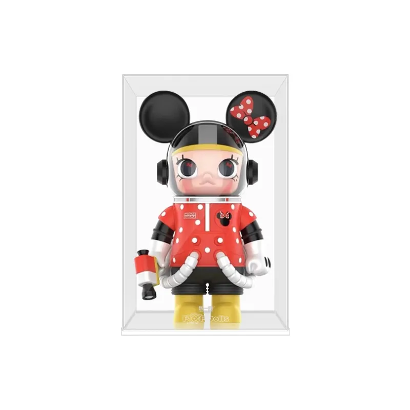 LIGHT YOUR BRICKS Le Yi Bai Compatibility Pop Mart 1000% Molly Extra Large Action Figure Storage Box Model Accessories-7