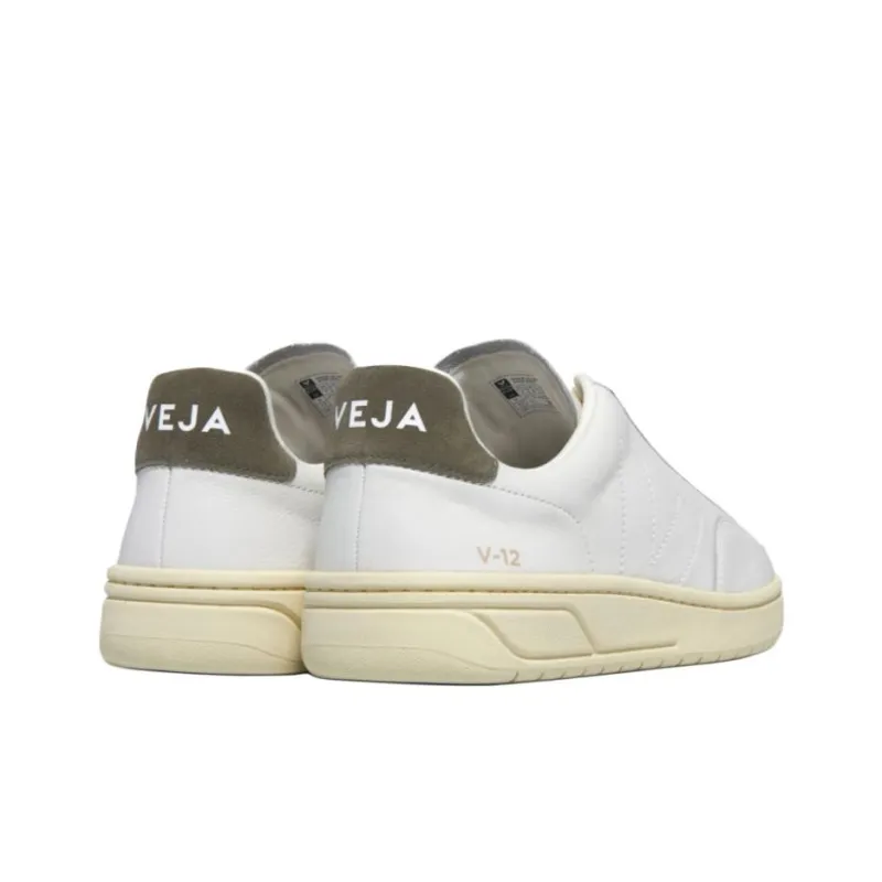 VEJA V 12 Low Top Skateboard Shoes Unisex White-4