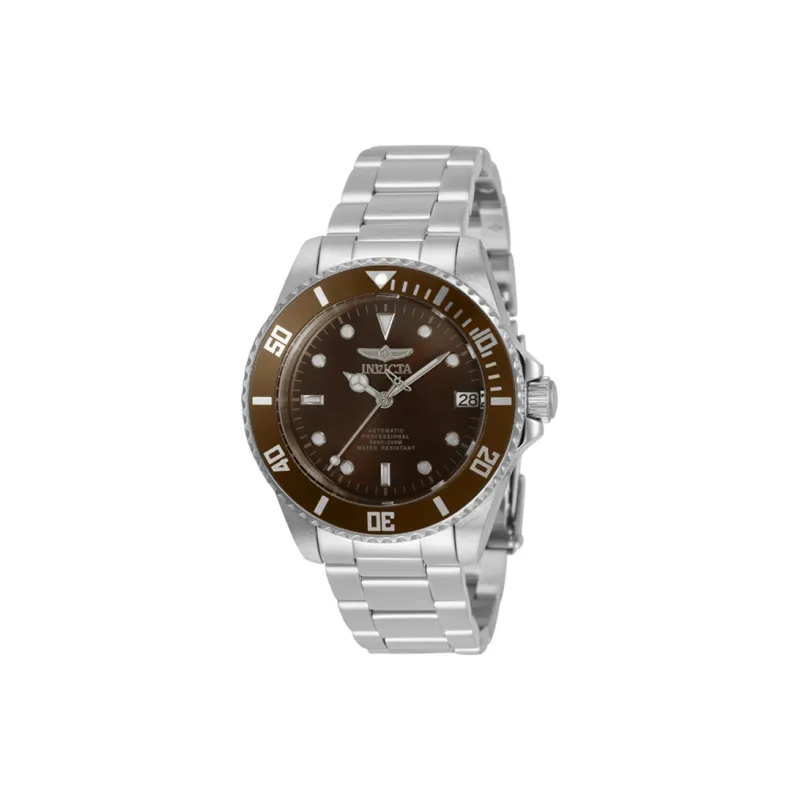 INVICTA Wrist Watch Automatic Mechanical Movement Stainless Steel Strap 36mm Tan Watch Dial Women's Watch-0