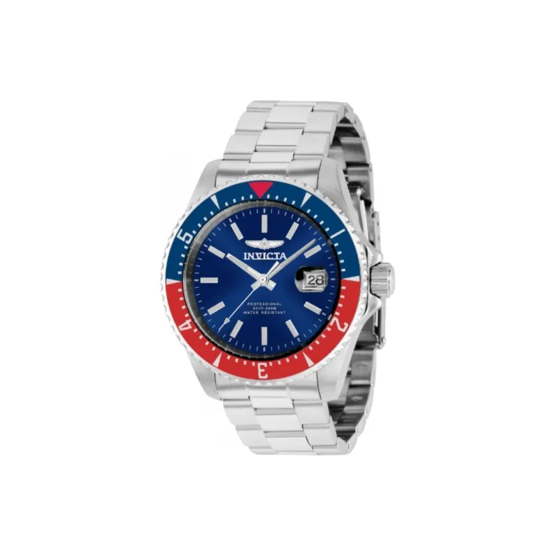 INVICTA Wrist Watch Automatic Mechanical Movement Stainless Steel Strap 44mm Blue Dial Men's Watches-0