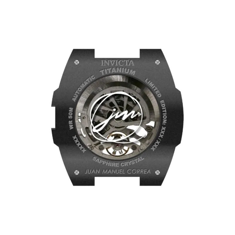 INVICTA Wrist Watch Automatic Mechanical Movement Silicone Strap 47mm Cut-Out Dial Men's Watches-1