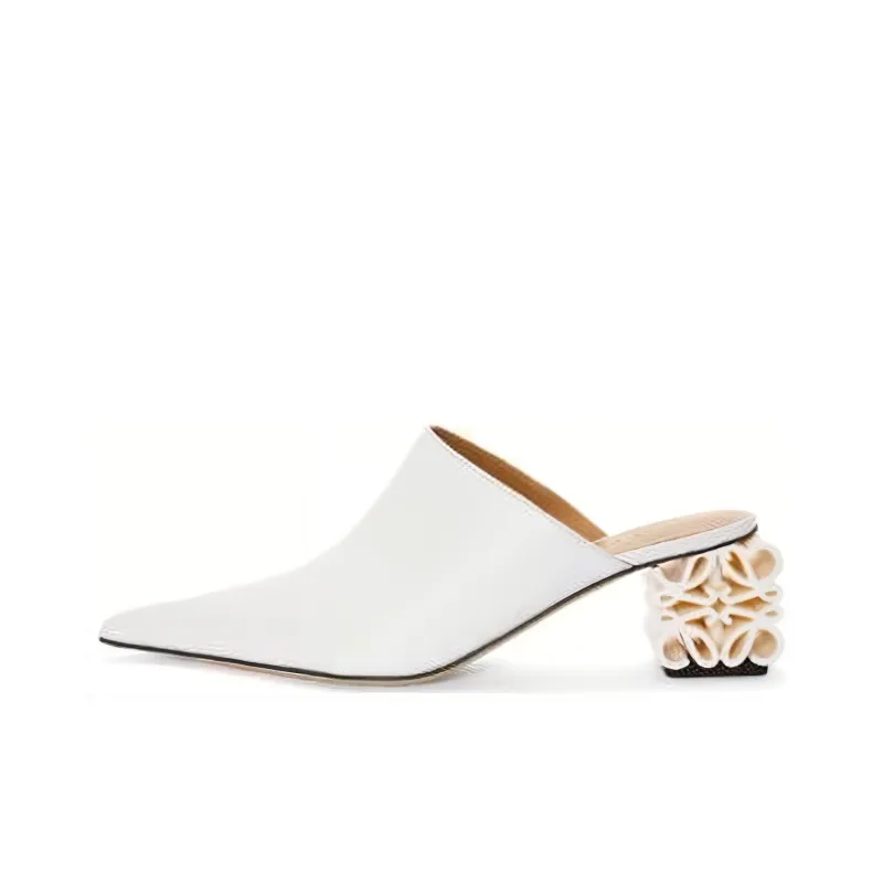 LOEWE Stylish Sandal 6cm Women's White-0
