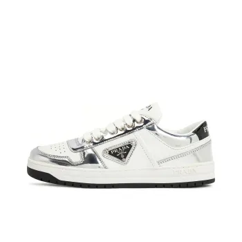 PRADA Downtown Trainers 'White Silver' Women's