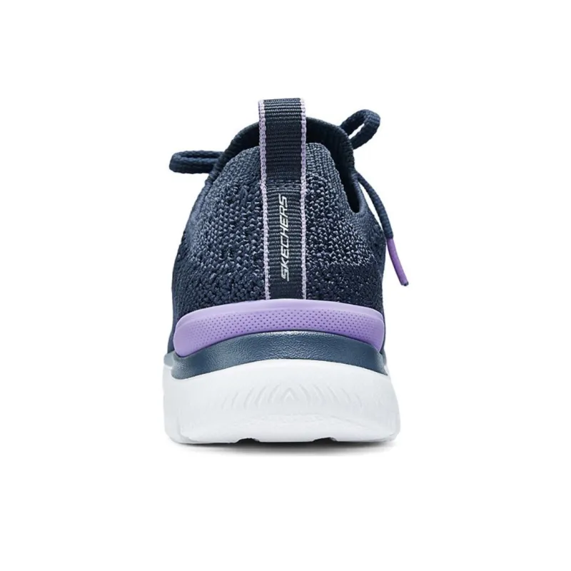 Skechers Summits Anti-Slip And Wear-Resistant Breathable Low-Top Casual Shoes Women's Blue-2
